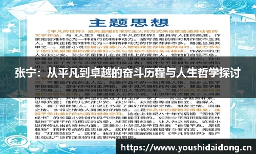 张宁：从平凡到卓越的奋斗历程与人生哲学探讨
